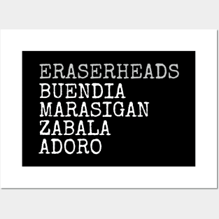 Eraserheads OPM Band Posters and Art